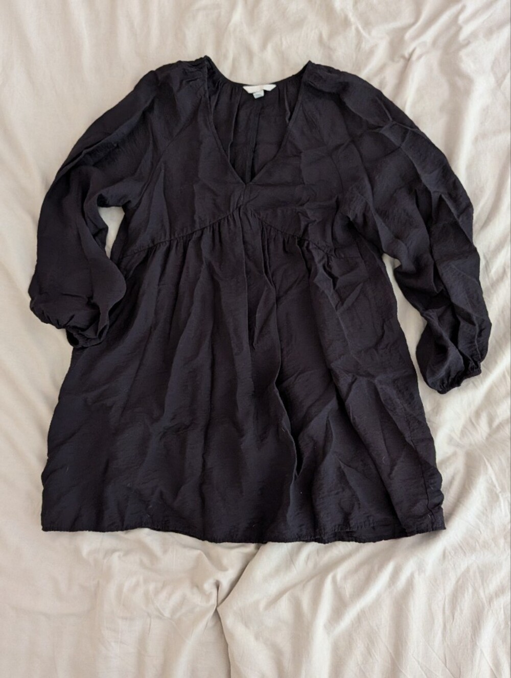 HM Sheer Long Sleeve Dress